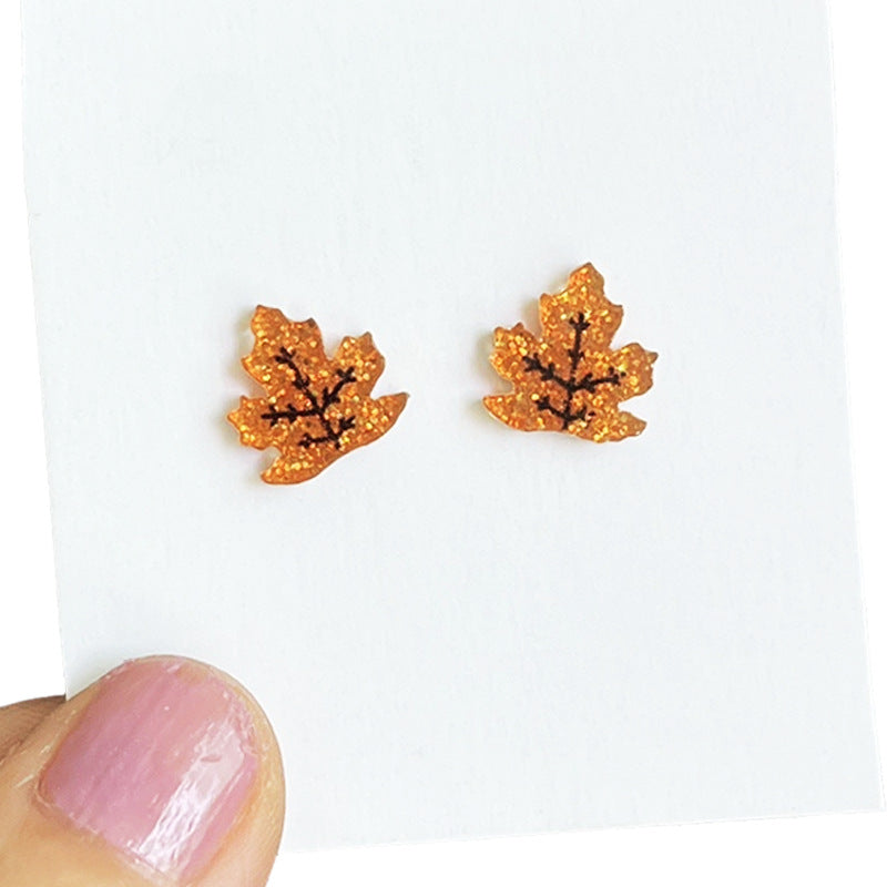 Supply Women's Fashion Earrings Thanksgiving Turkey Pumpkin Text Autumn - product image 3