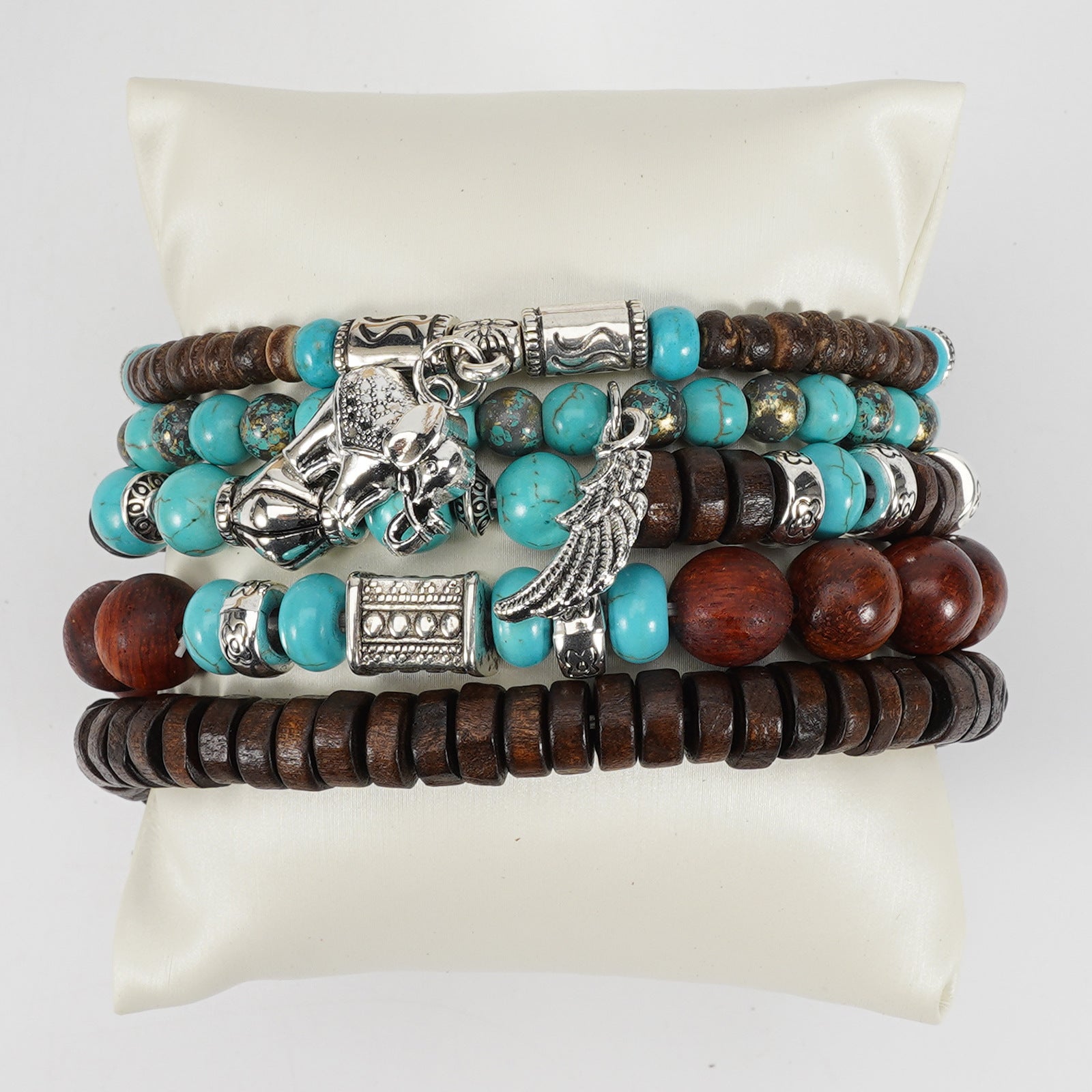 Heart Cross Wood Bracelet - product image 28