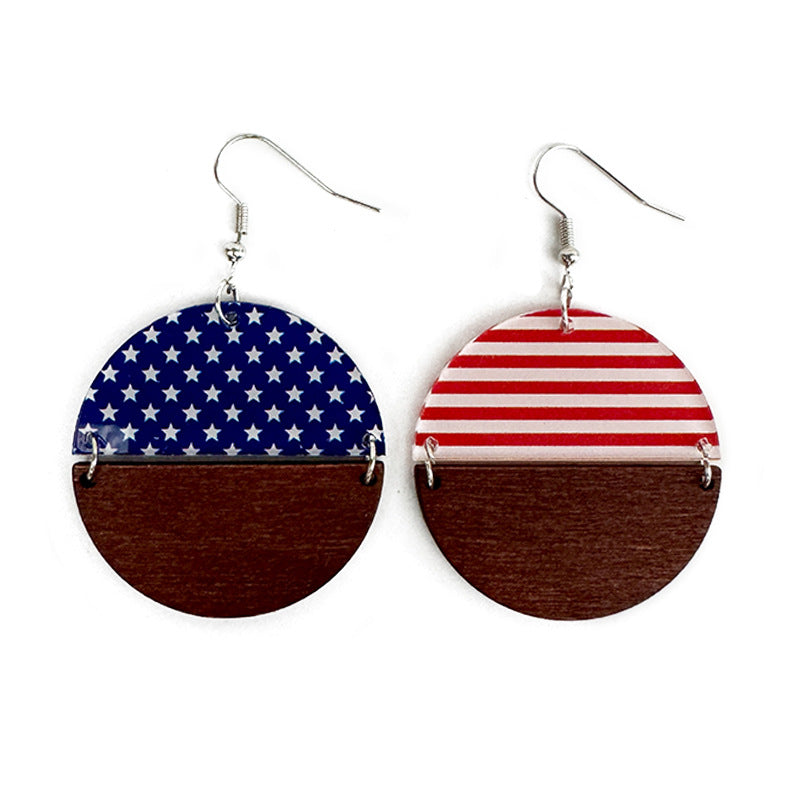 Flag Acrylic Earrings - product image 8