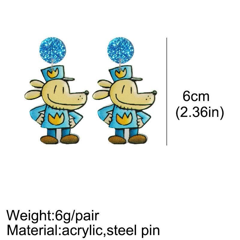 Cross Acrylic Earrings - product image 7
