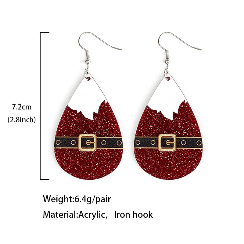 Vintage Cross Acrylic Earrings - product image 4