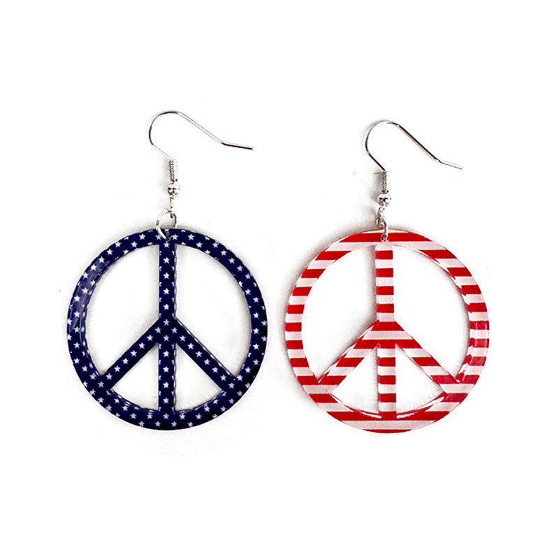 Flag Acrylic Earrings - product image 3