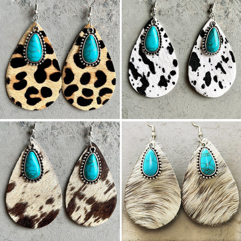 Western Turquoise Vintage Earrings - product image 1