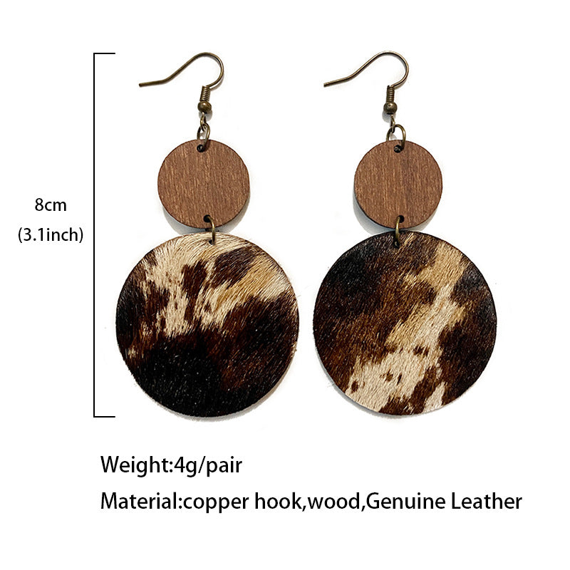 Western Boho Vintage Horse Cross Earrings - product image 4