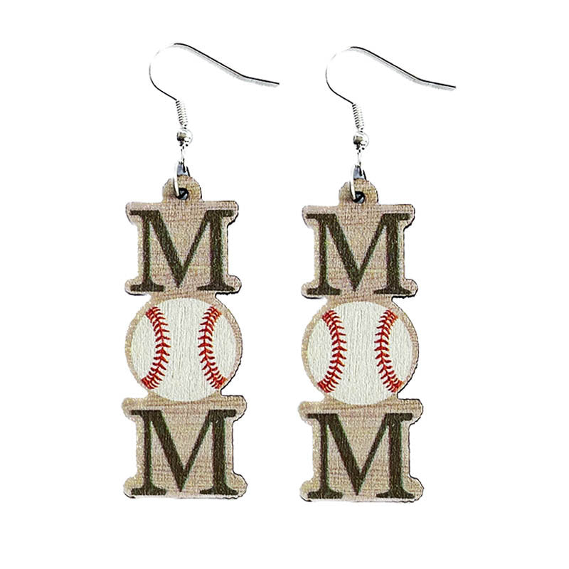 Cross Wood Earrings - product image 5