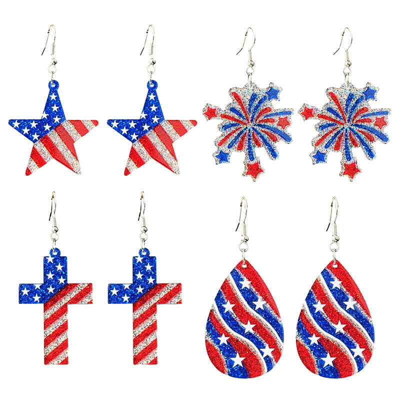 Heart Acrylic Earrings - product image 2