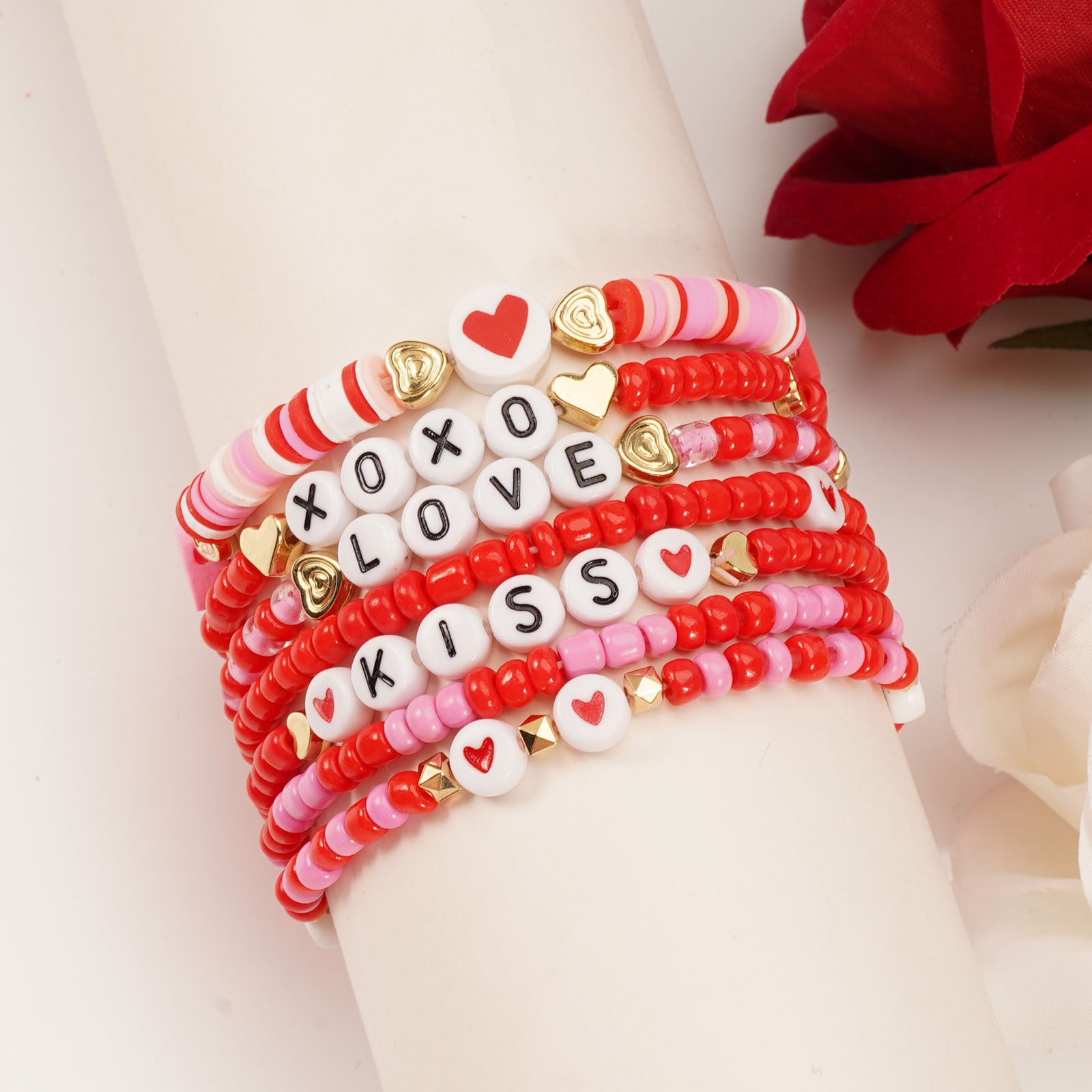 Heart Beaded Bracelet - product image 15