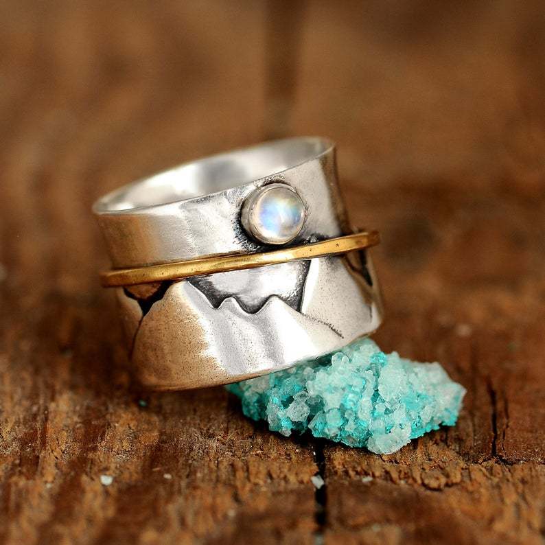 Vintage Moon Cross Ring - product image 2