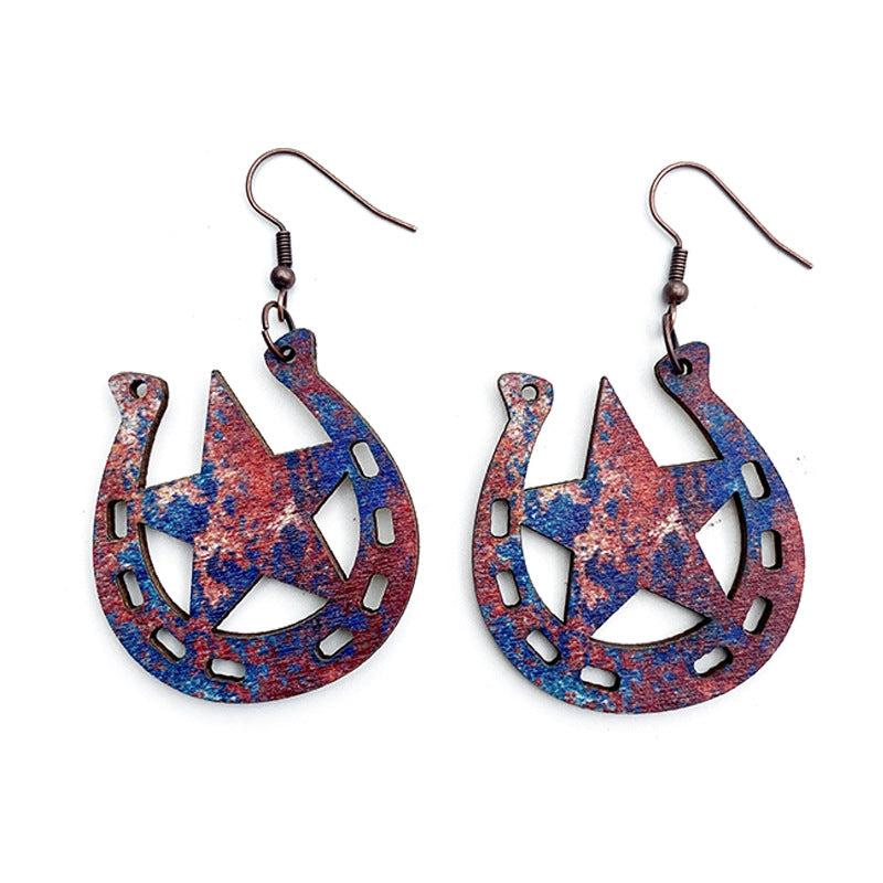 Western Vintage Cross Earrings - product image 5