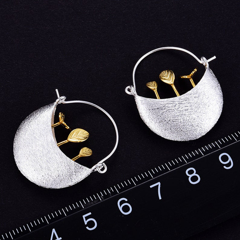 Floral Cross Butterfly Earrings - product image 13