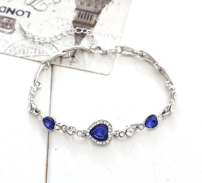 Heart Cross Crystal Bracelet - product image 7