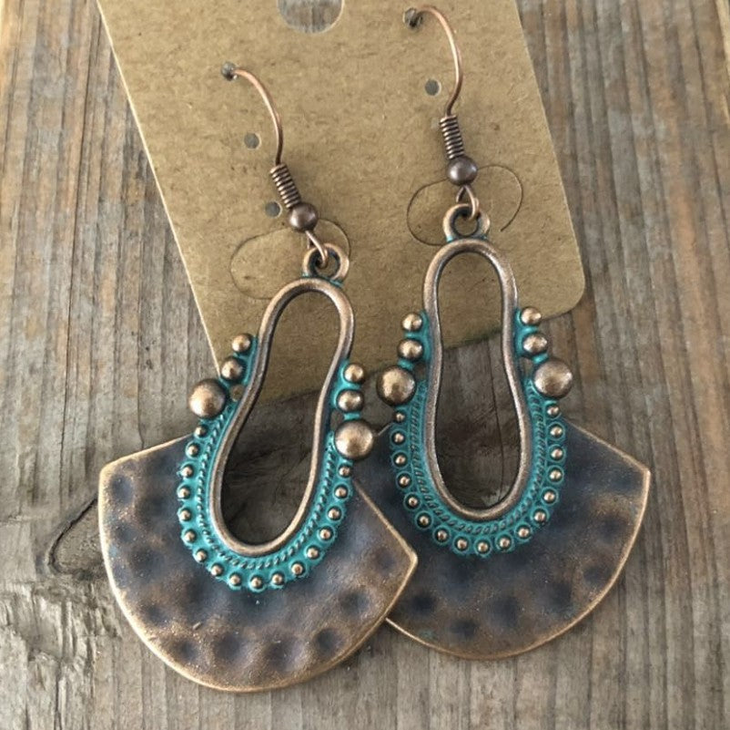 Vintage Cross Earrings