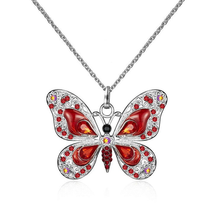 Vintage Butterfly Necklace