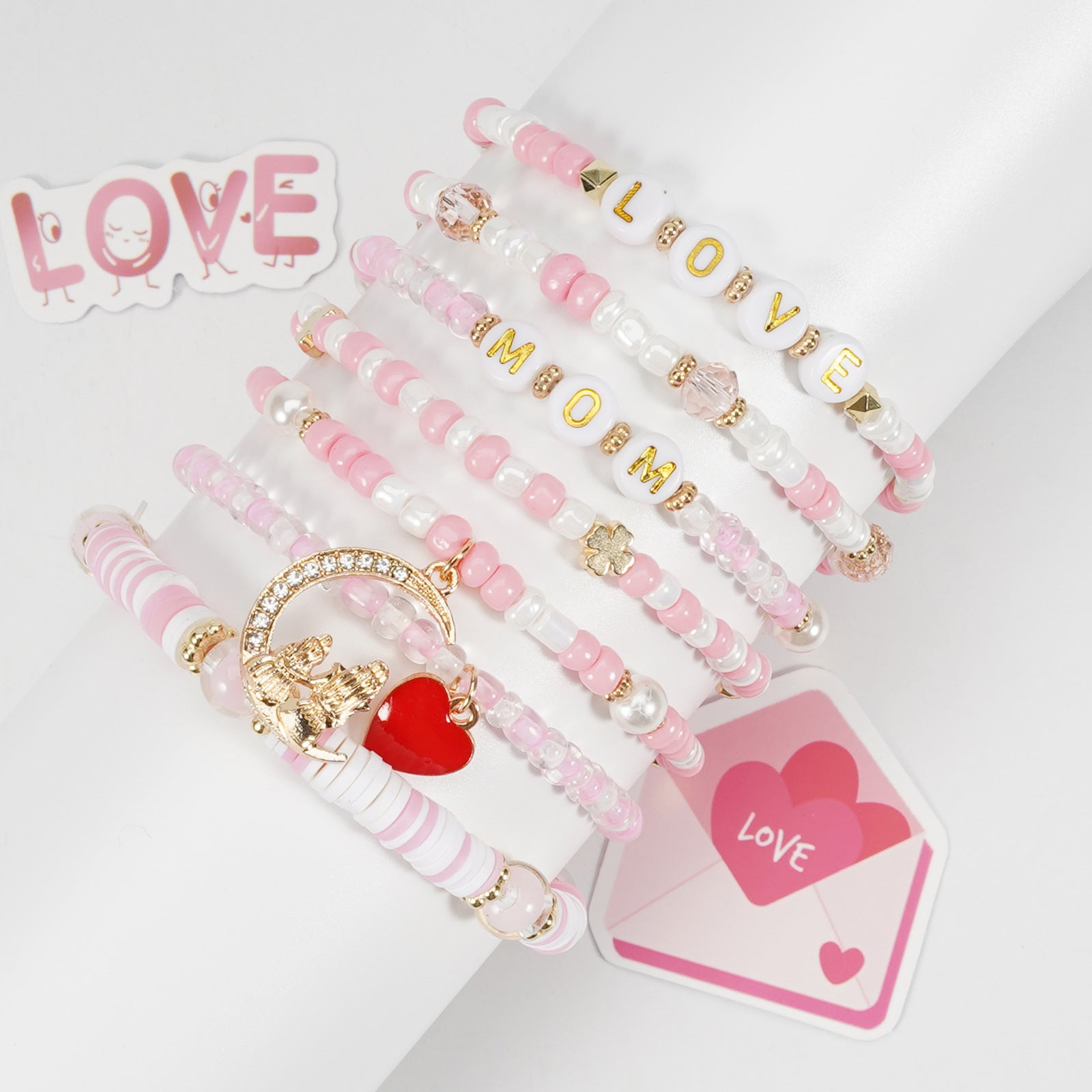 Floral Heart Cross Bracelet - product image 21