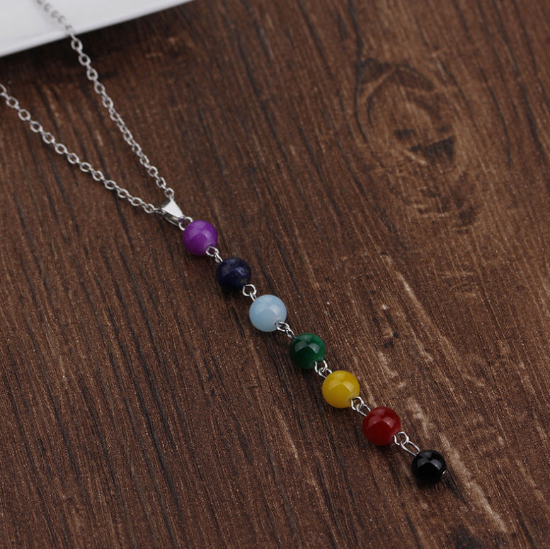 Vintage Cross Beaded Necklace - product image 3