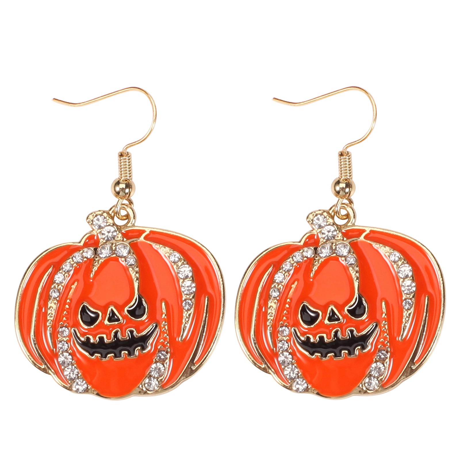 Halloween Earrings Featuring A Little Cat - A Screaming Ghost - A Pumpkin - A - product image 4