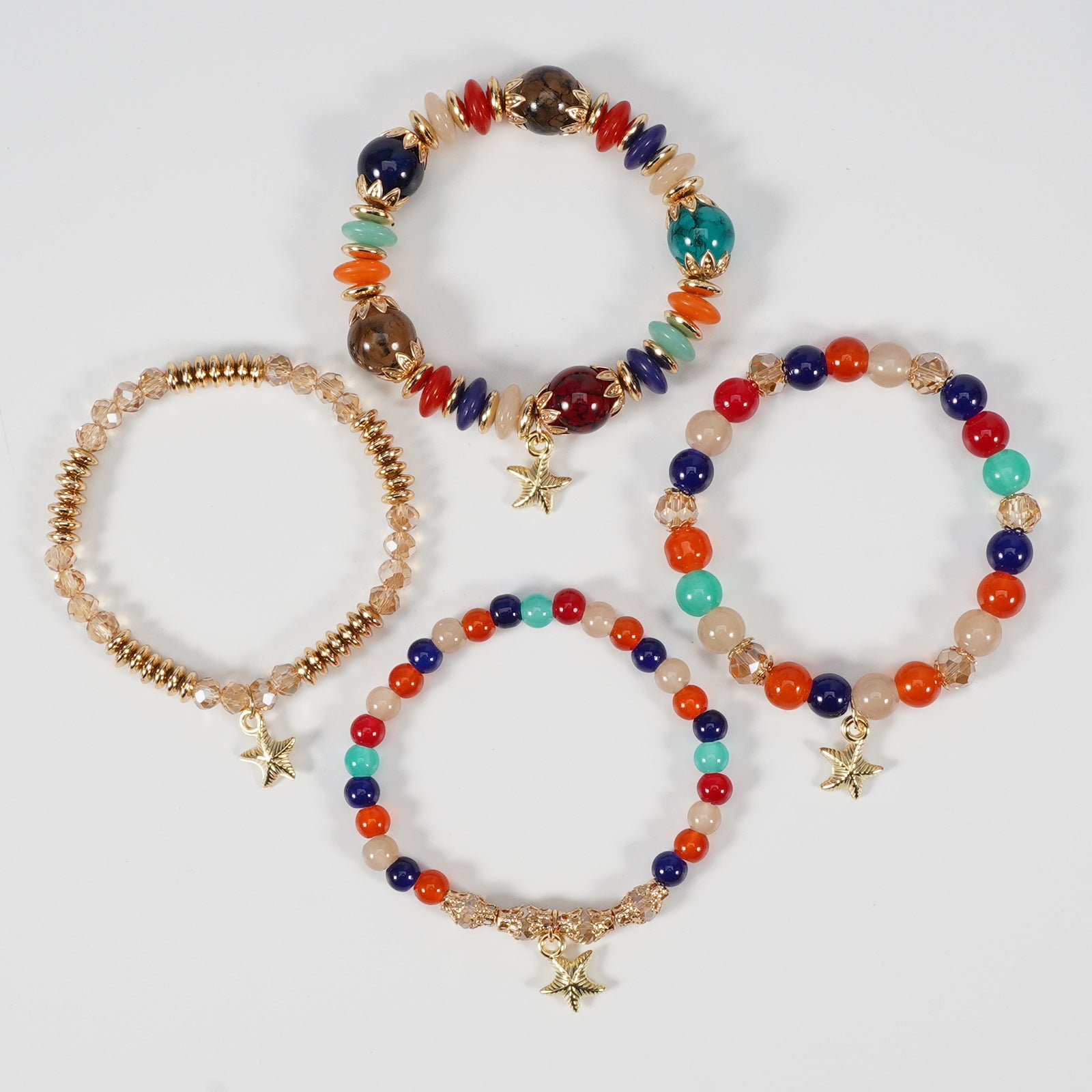 Boho Cross Beaded Crystal Necklace - product image 51