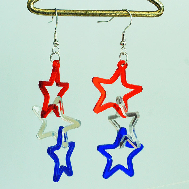 Heart Cross Earrings