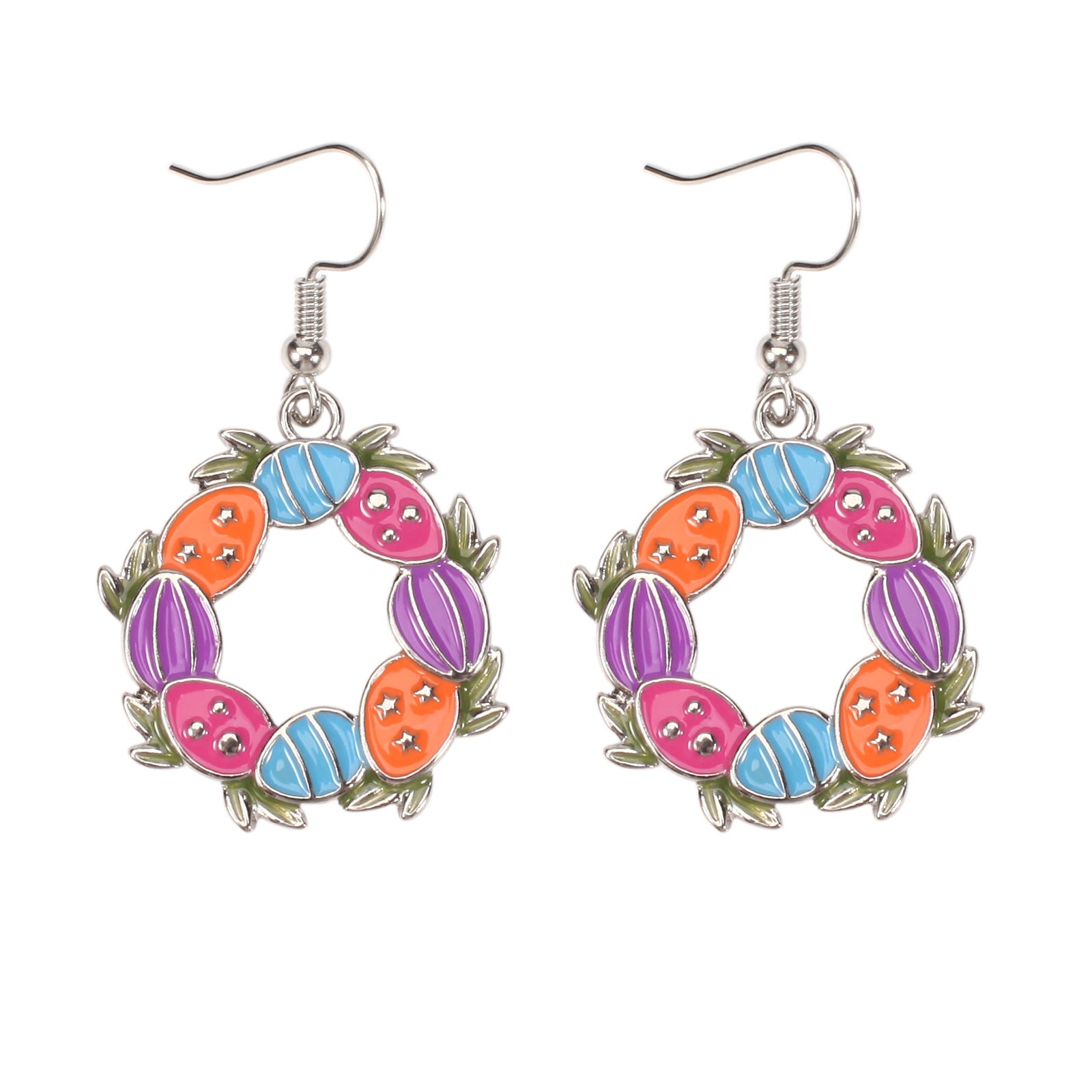 Easter Earrings Cartoon Cute Rabbit Easter Egg Carrot Earrings Spring Holiday - product image 12
