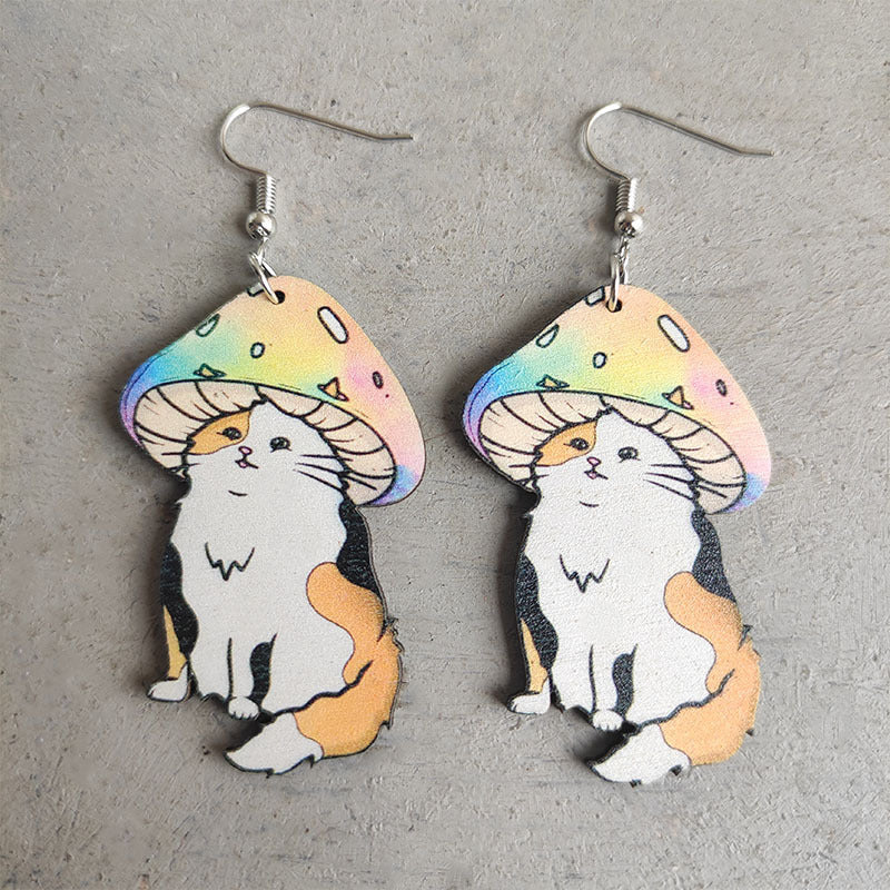 Moon Cross Earrings for Women