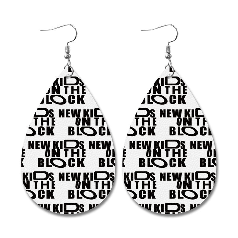 Vintage Cross Leather Earrings - product image 7
