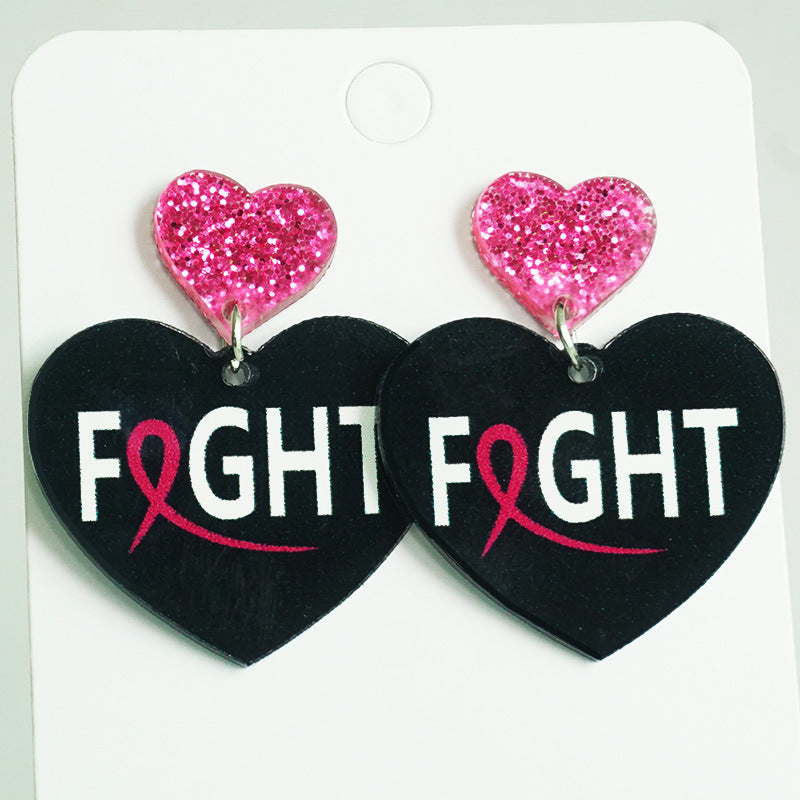 Cross Acrylic Earrings for Women - product image 3