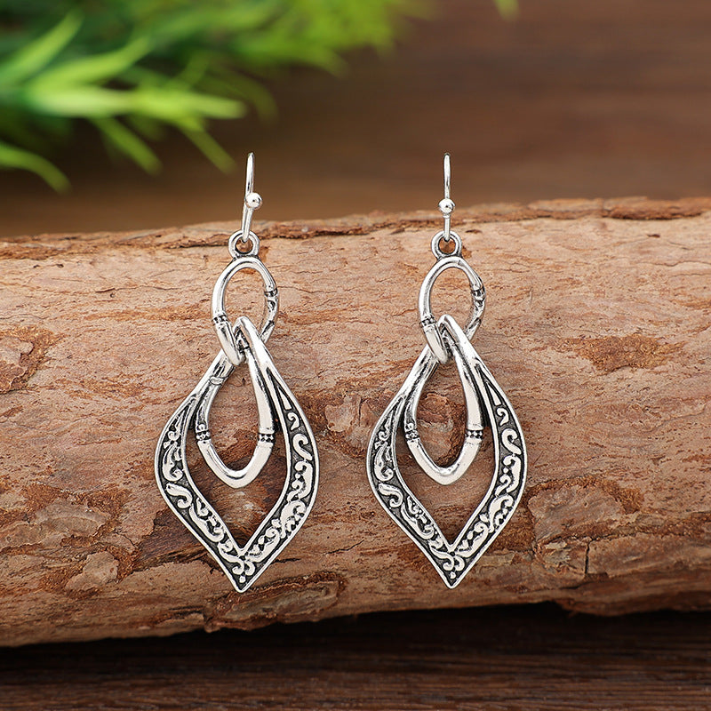 Geometric Cross Earrings - product image 7