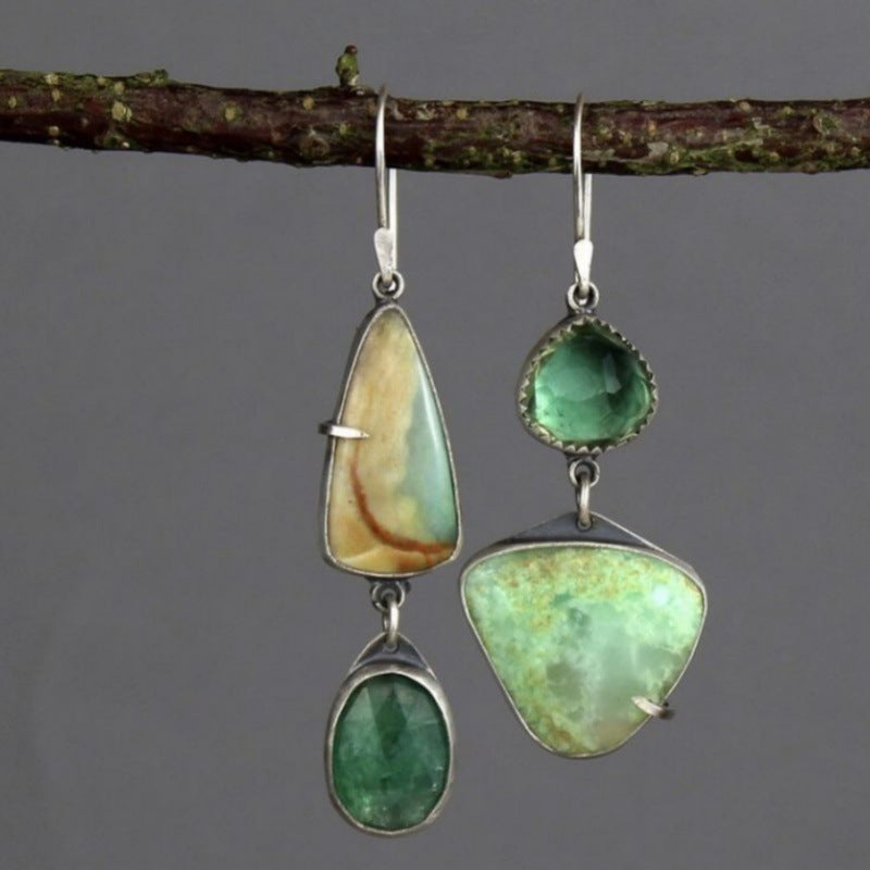 Boho Geometric Cross Earrings - product image 1