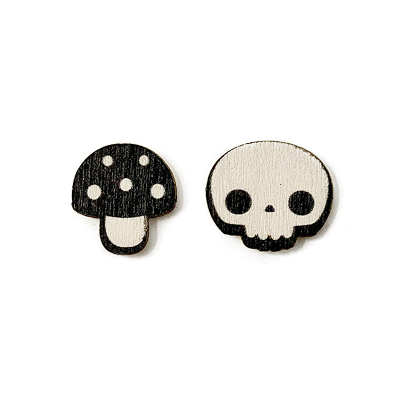 Cross Wood Earrings - product image 5