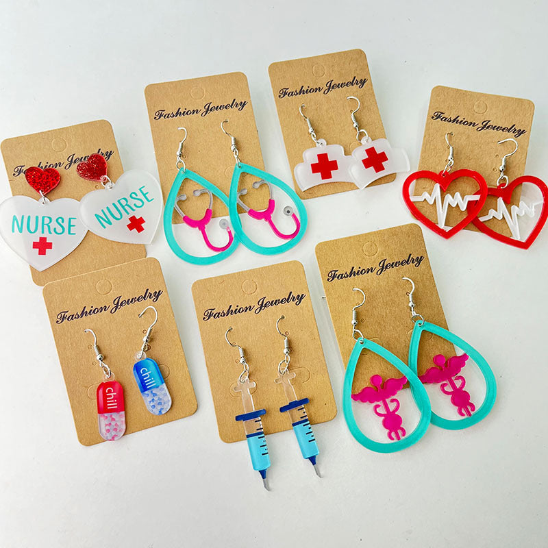 Cross Acrylic Earrings - product image 11