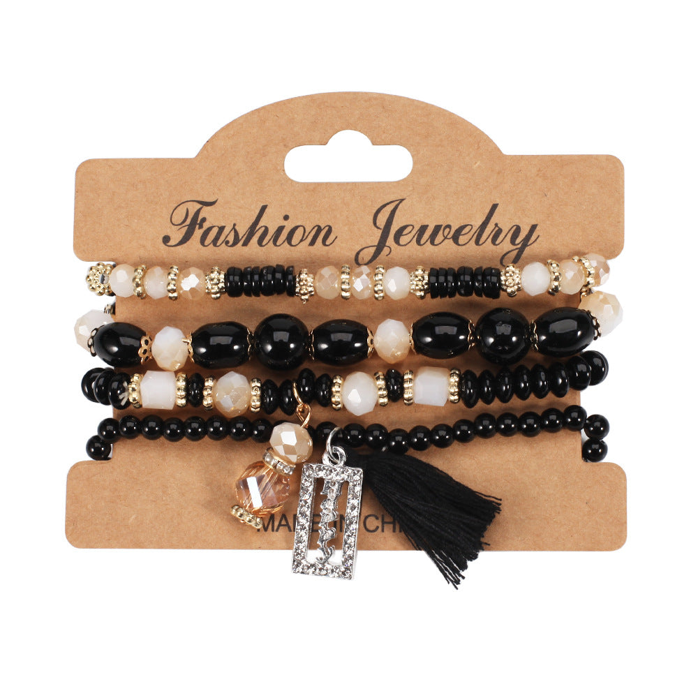 Boho Vintage Beaded Crystal Necklace - product image 7