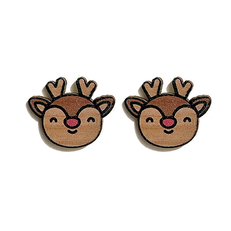 Statement Cross Wood Earrings - product image 21