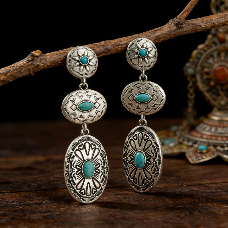 Western Vintage Cross Earrings - product image 14