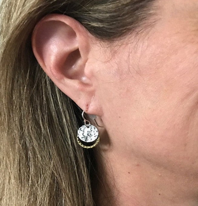 Vintage Cross Earrings