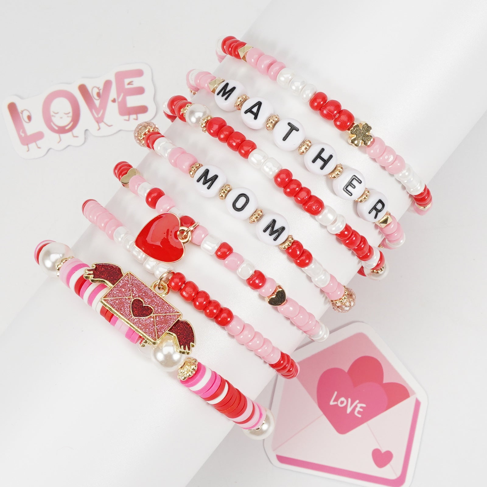 Floral Heart Cross Bracelet - product image 24