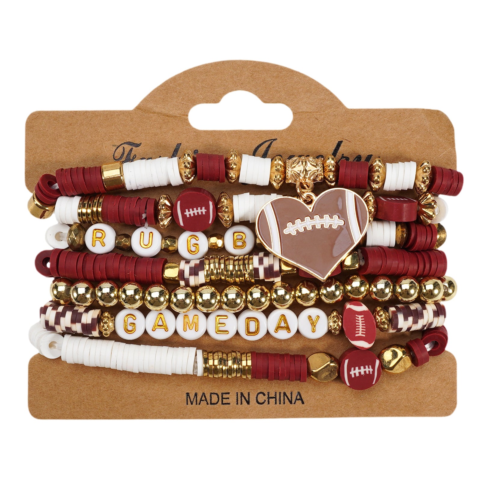Football Bracelet Game Day Bracelet Game Day Football Mom Fan Wristband for - product image 7