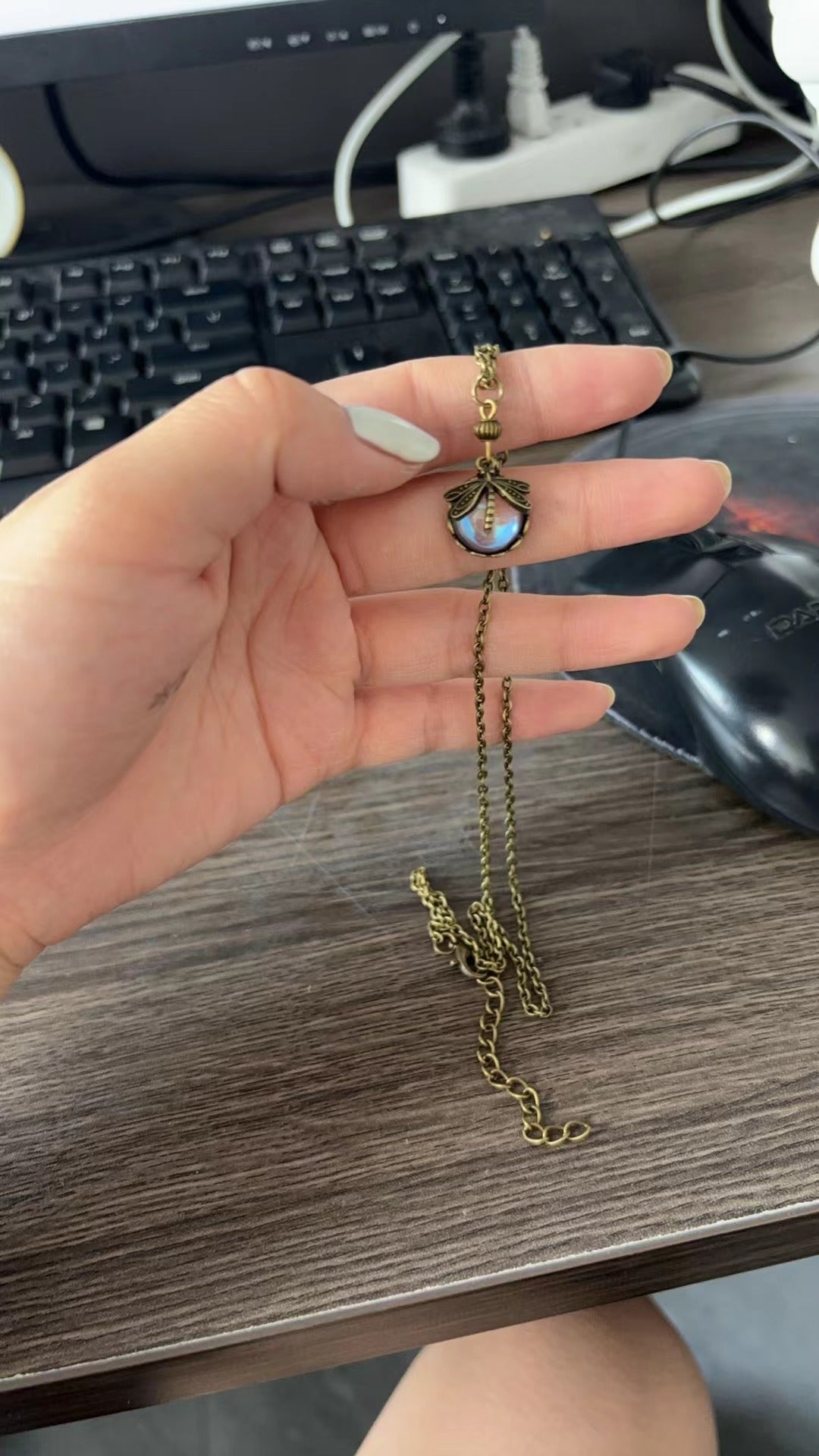 Boho Vintage Crystal Necklace for Women - product image 6