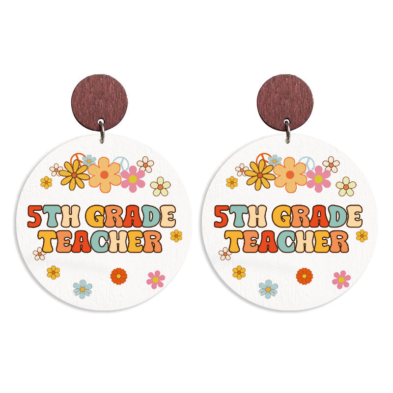 Boho Vintage Cross Wood Earrings - product image 8