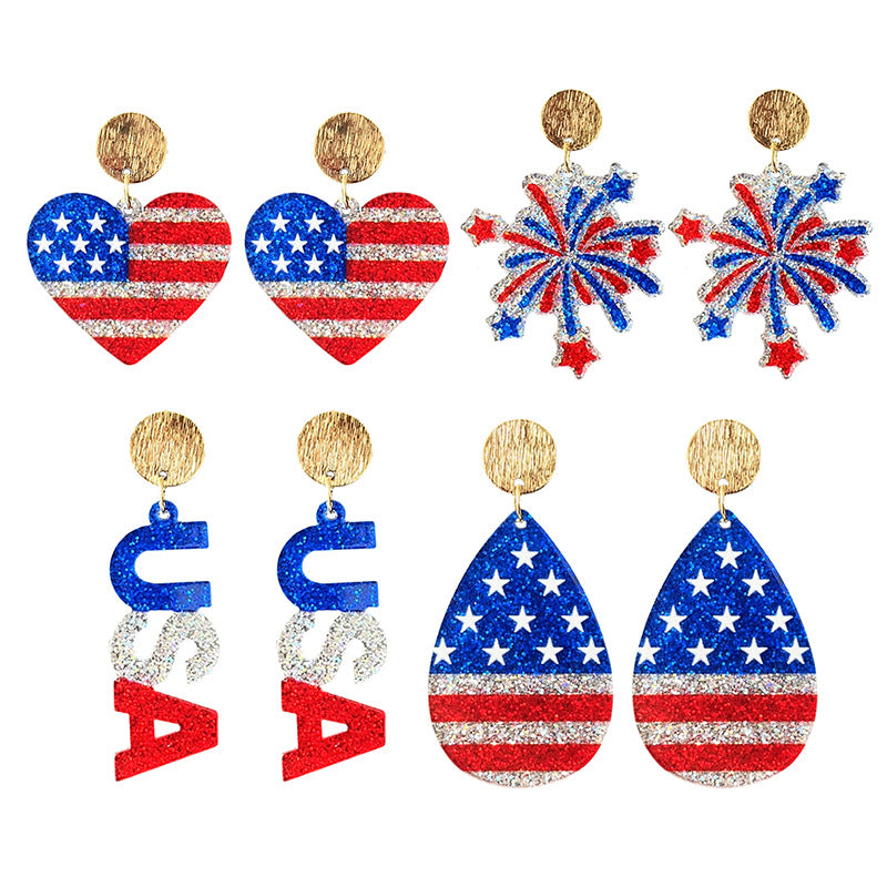 Heart Acrylic Earrings - product image 1