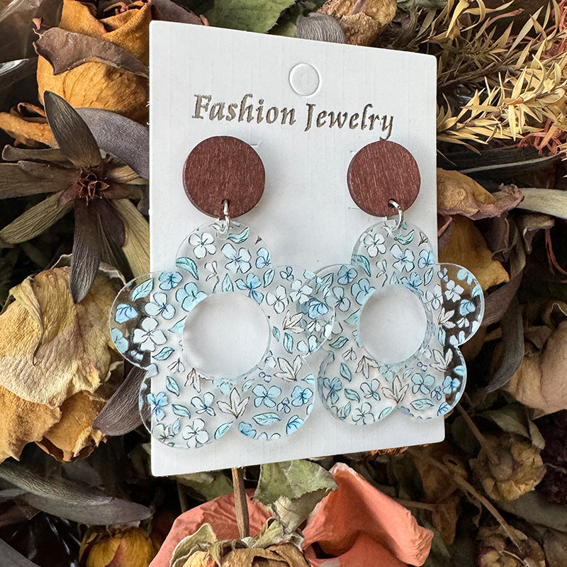 Floral Cross Earrings - product image 7