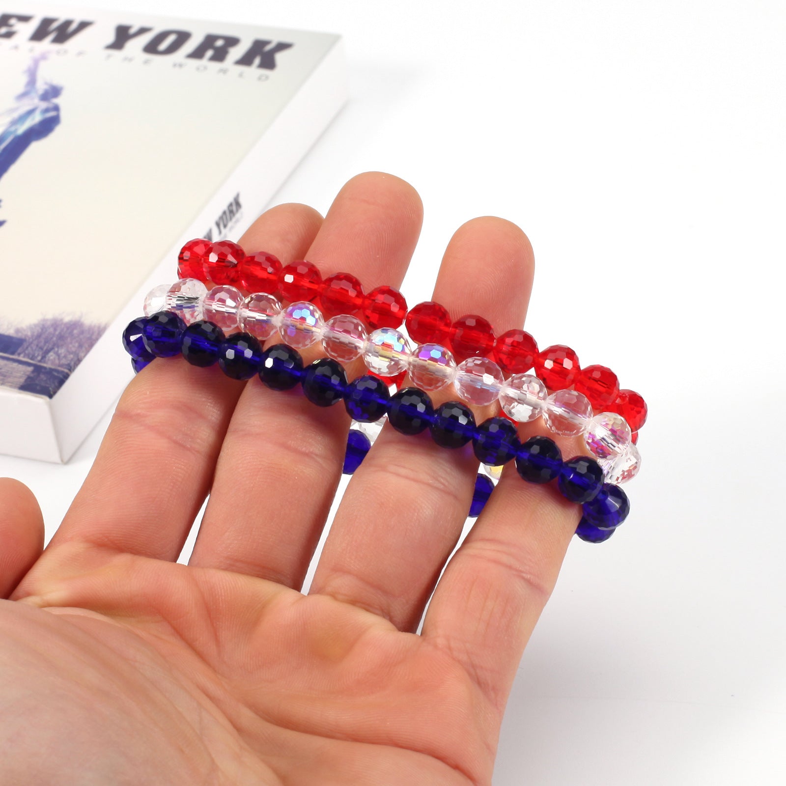 Flag Beaded Crystal Bracelet - product image 31