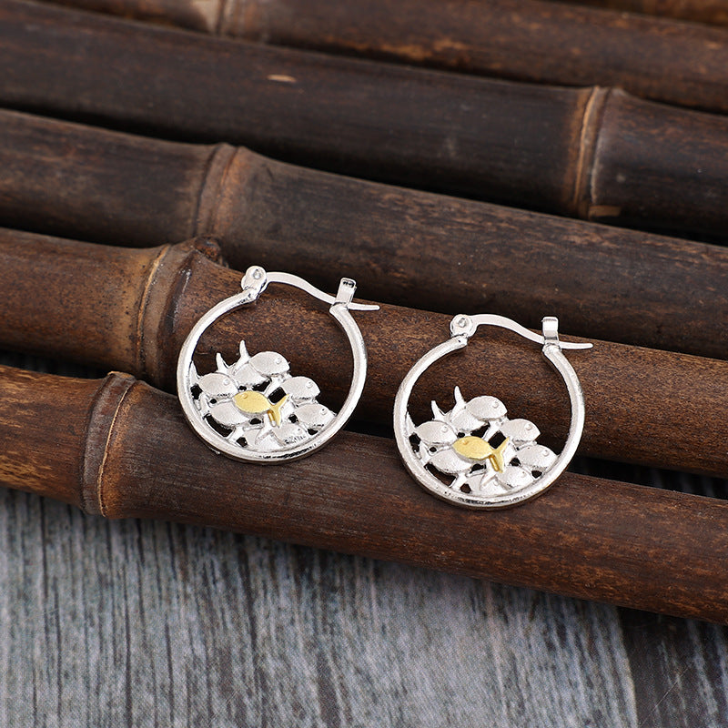 Vintage Cross Earrings - product image 2