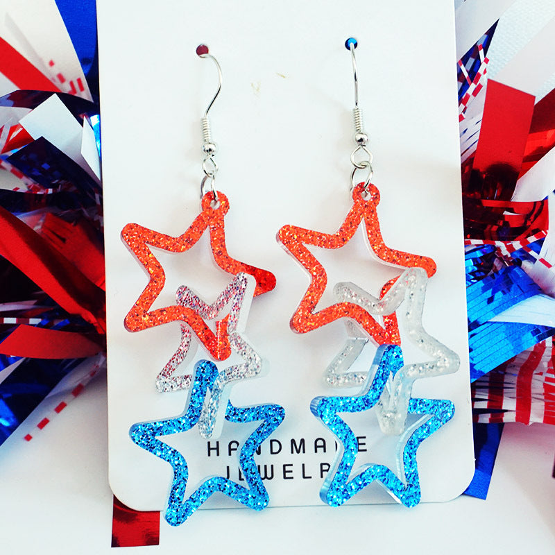 Heart Cross Earrings - product image 4