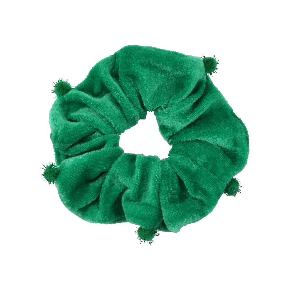 Christmas Velvet Scrunchies - Santa Claus and Deer Hair Ties - Korean Bun - product image 14