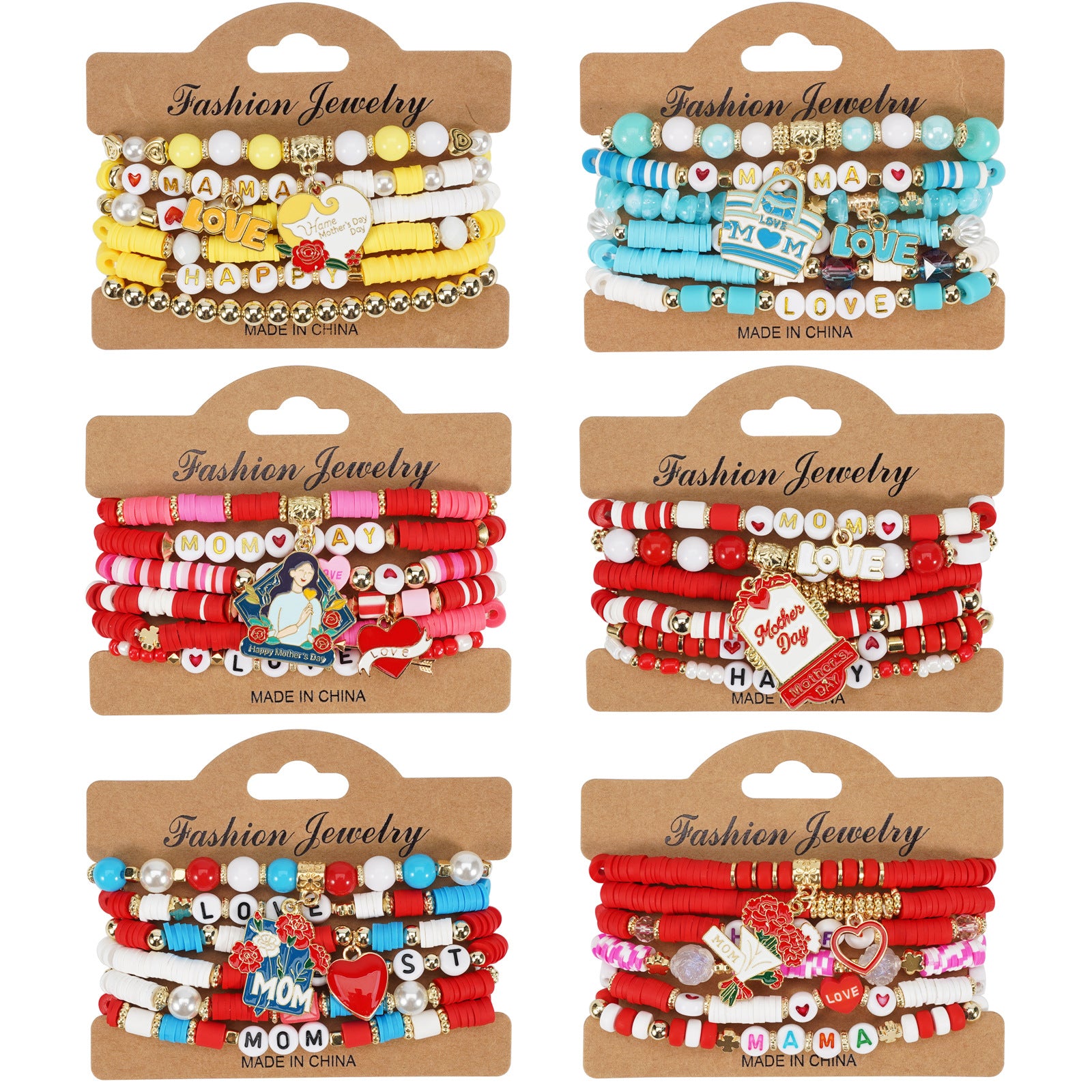 Floral Heart Beaded Bracelet - product image 1