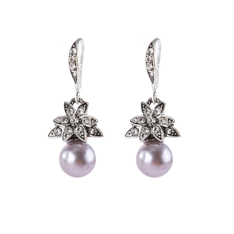 Vintage Floral Earrings for Women