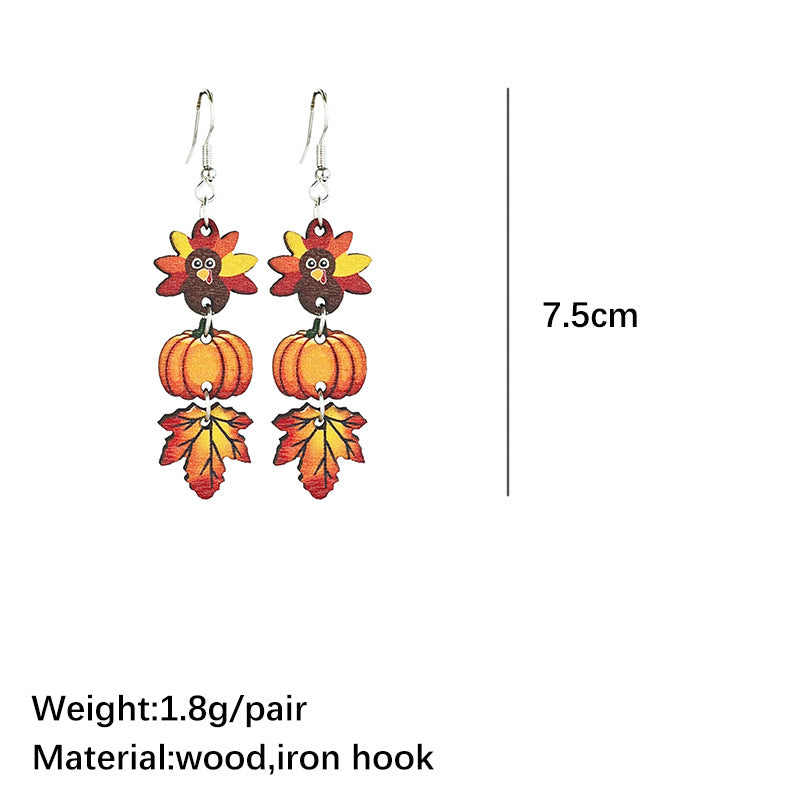 Cross Wood Earrings for Women - product image 9