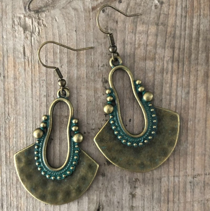 Vintage Cross Earrings