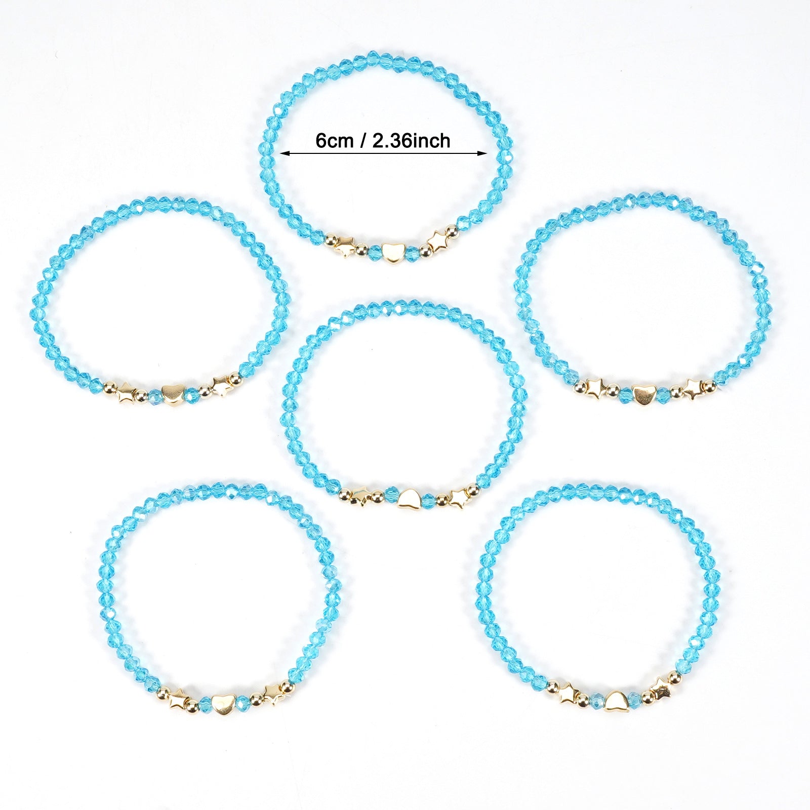 Boho Cross Beaded Crystal Bracelet - product image 4