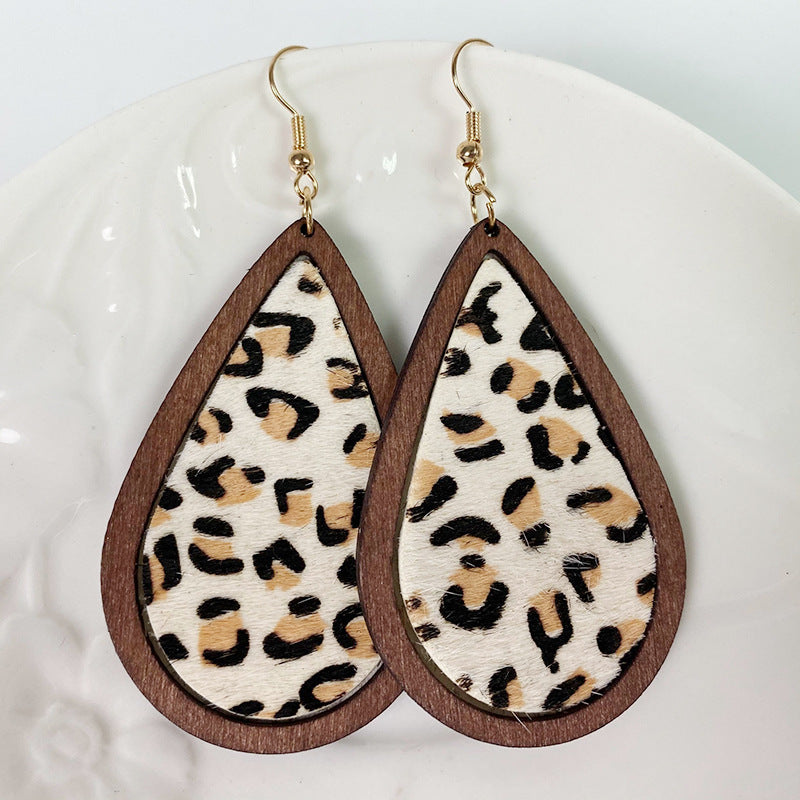 Boho Horse Leather Earrings - product image 8